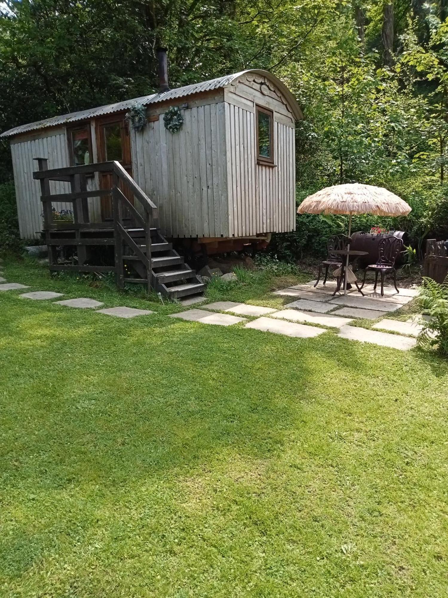 'Morris' The Shepherd'S Hut And Woodland Hot Tub Experience Carmarthen Exterior foto