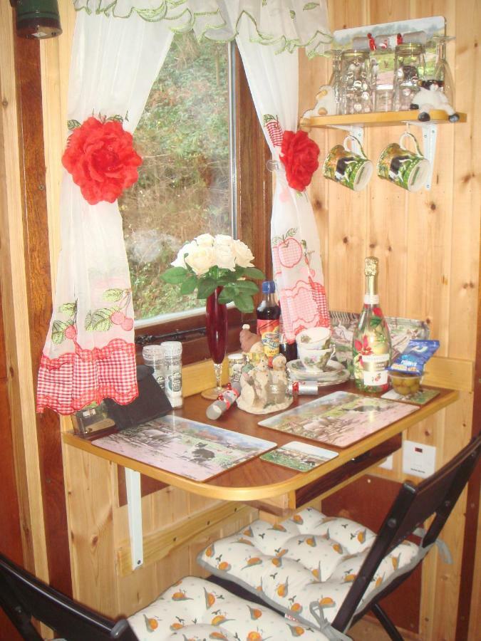 'Morris' The Shepherd'S Hut With Woodland Hot Tub Carmarthen Exterior foto