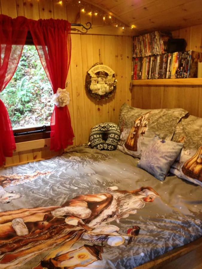 'Morris' The Shepherd'S Hut And Woodland Hot Tub Experience Carmarthen Exterior foto